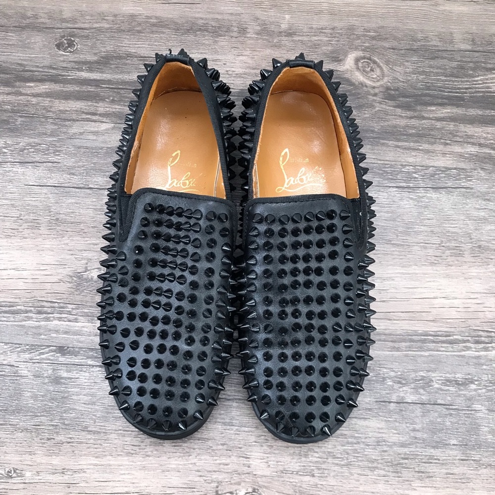 Christian Louboutin Spike Roller Boat Shoe